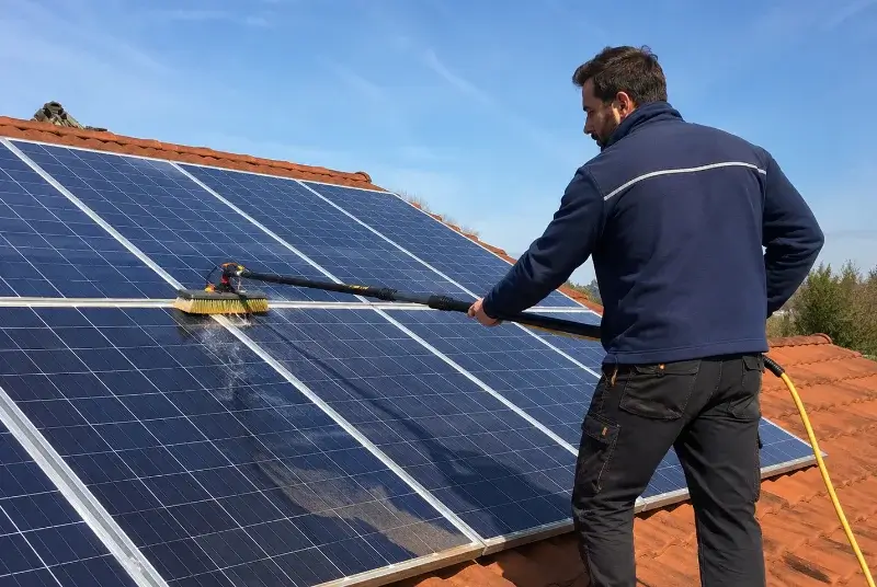 Nettoyage et entretien de panneaux solaires à Thumeries